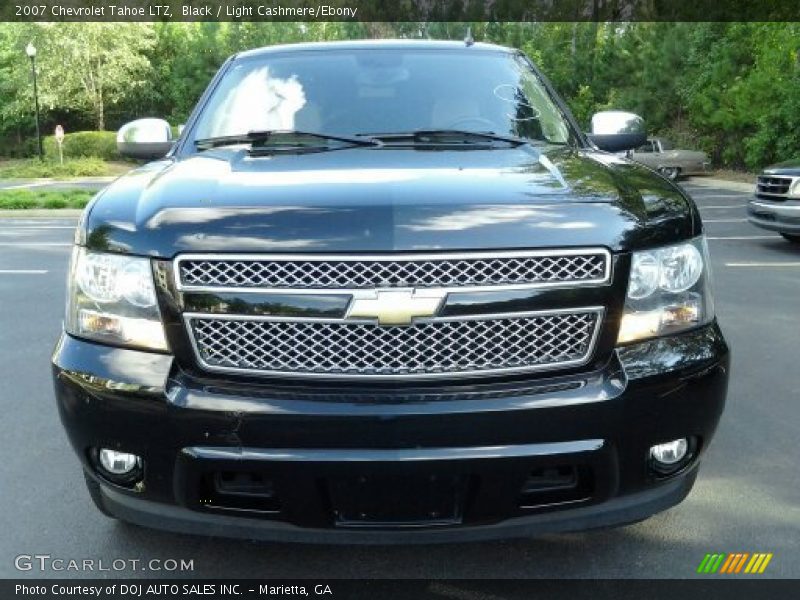 Black / Light Cashmere/Ebony 2007 Chevrolet Tahoe LTZ