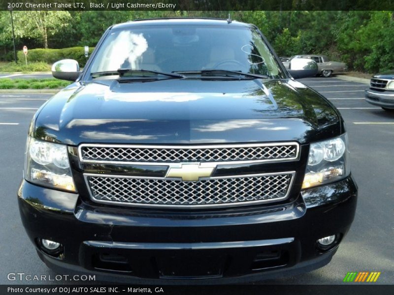 Black / Light Cashmere/Ebony 2007 Chevrolet Tahoe LTZ