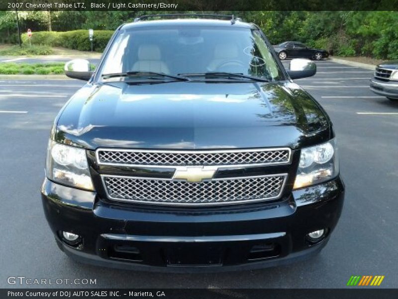 Black / Light Cashmere/Ebony 2007 Chevrolet Tahoe LTZ