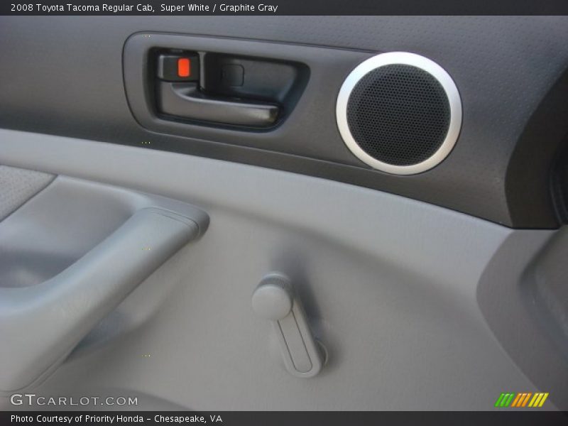 Super White / Graphite Gray 2008 Toyota Tacoma Regular Cab