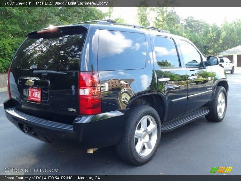 Black / Light Cashmere/Ebony 2007 Chevrolet Tahoe LTZ