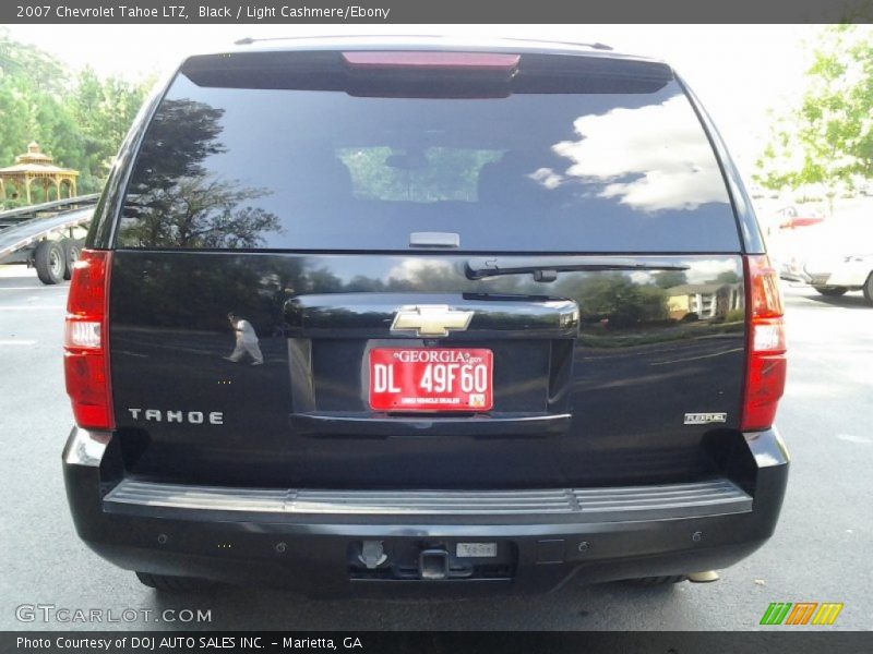 Black / Light Cashmere/Ebony 2007 Chevrolet Tahoe LTZ