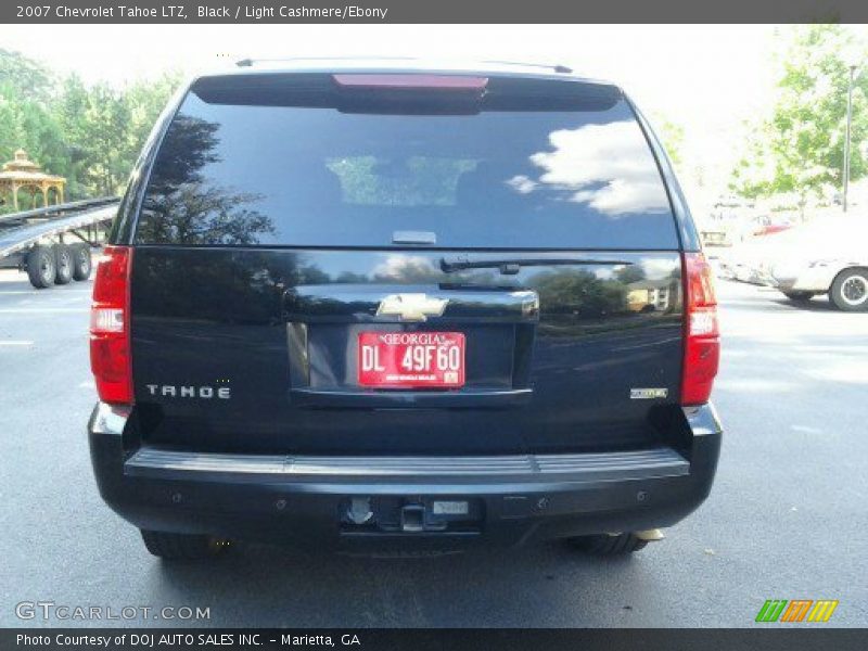 Black / Light Cashmere/Ebony 2007 Chevrolet Tahoe LTZ