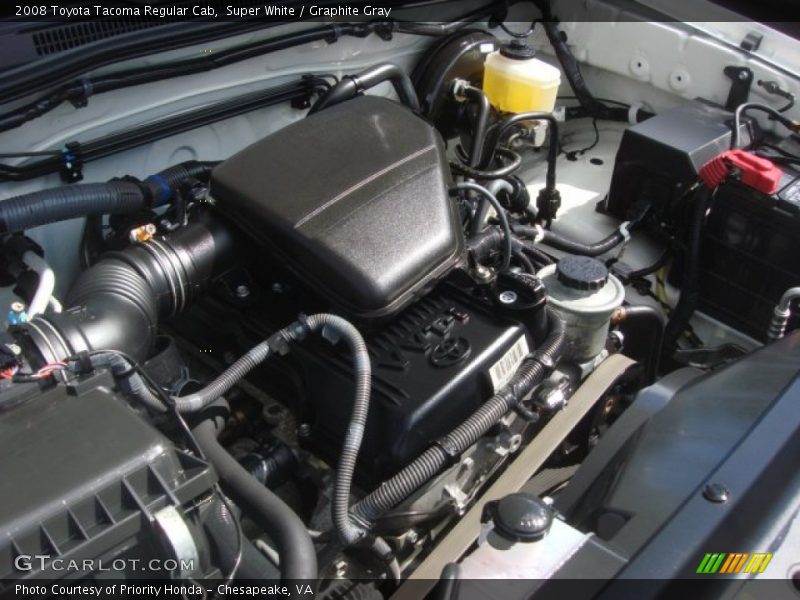 Super White / Graphite Gray 2008 Toyota Tacoma Regular Cab