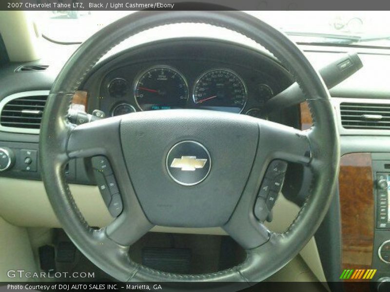Black / Light Cashmere/Ebony 2007 Chevrolet Tahoe LTZ