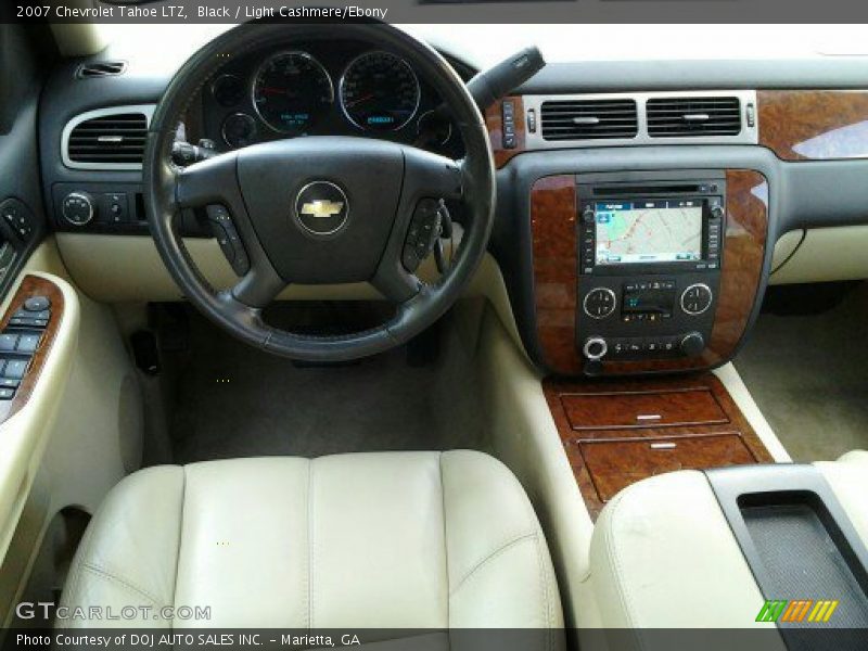 Black / Light Cashmere/Ebony 2007 Chevrolet Tahoe LTZ