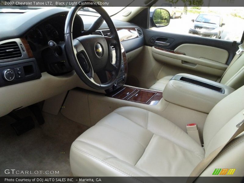 Black / Light Cashmere/Ebony 2007 Chevrolet Tahoe LTZ