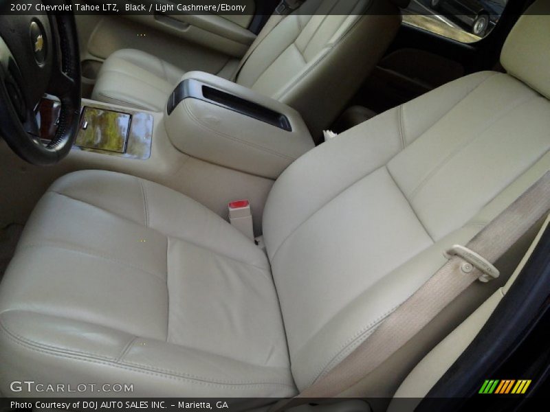 Black / Light Cashmere/Ebony 2007 Chevrolet Tahoe LTZ