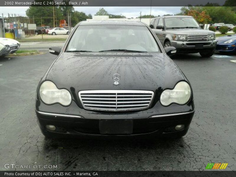 Black / Ash 2002 Mercedes-Benz C 240 Sedan