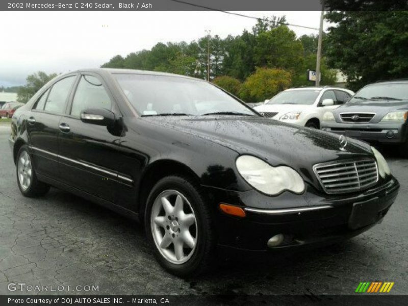 Black / Ash 2002 Mercedes-Benz C 240 Sedan