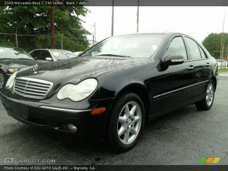 Black / Ash 2002 Mercedes-Benz C 240 Sedan