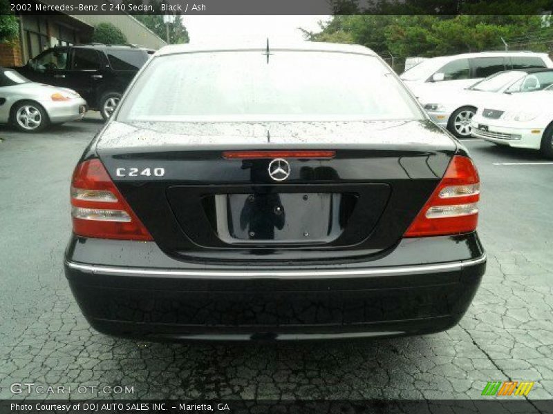 Black / Ash 2002 Mercedes-Benz C 240 Sedan