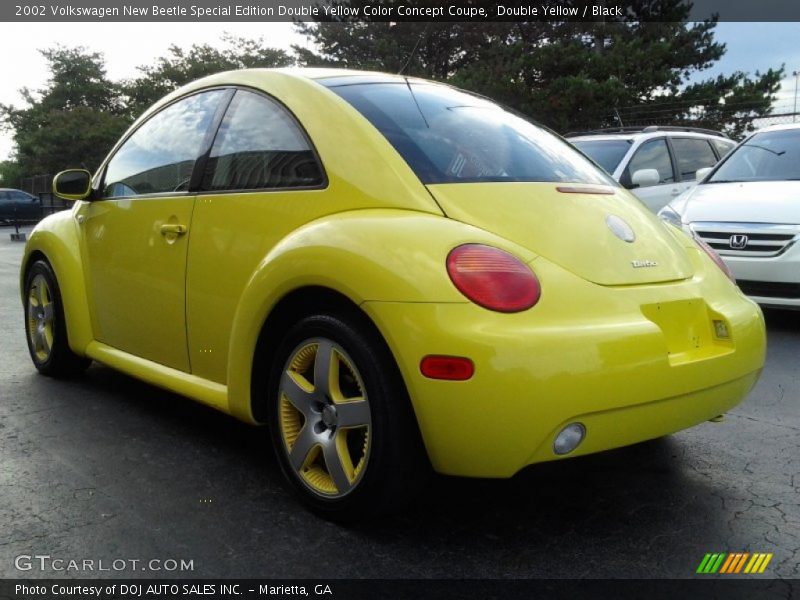 Double Yellow / Black 2002 Volkswagen New Beetle Special Edition Double Yellow Color Concept Coupe