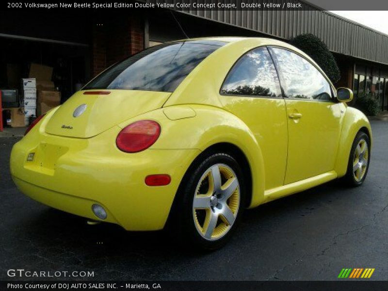 Double Yellow / Black 2002 Volkswagen New Beetle Special Edition Double Yellow Color Concept Coupe