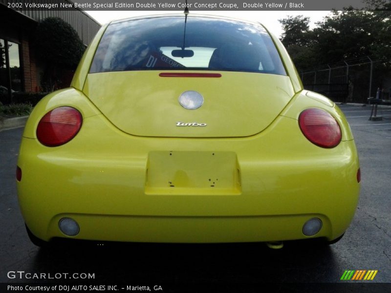 Double Yellow / Black 2002 Volkswagen New Beetle Special Edition Double Yellow Color Concept Coupe