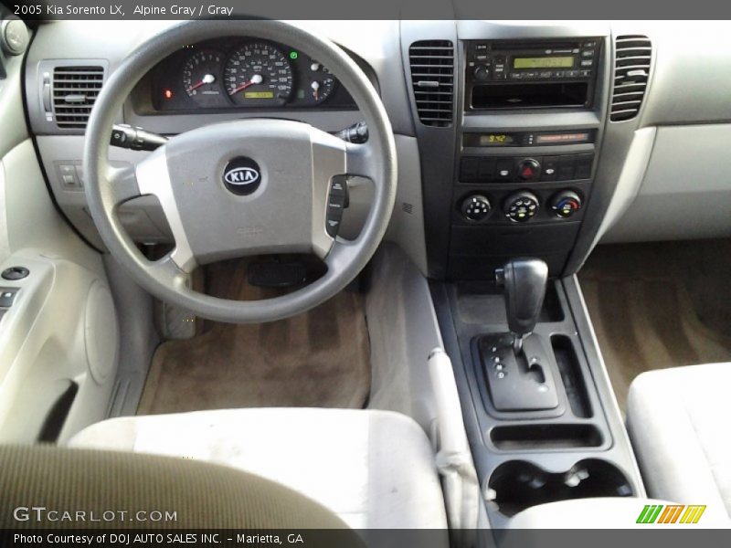 Alpine Gray / Gray 2005 Kia Sorento LX