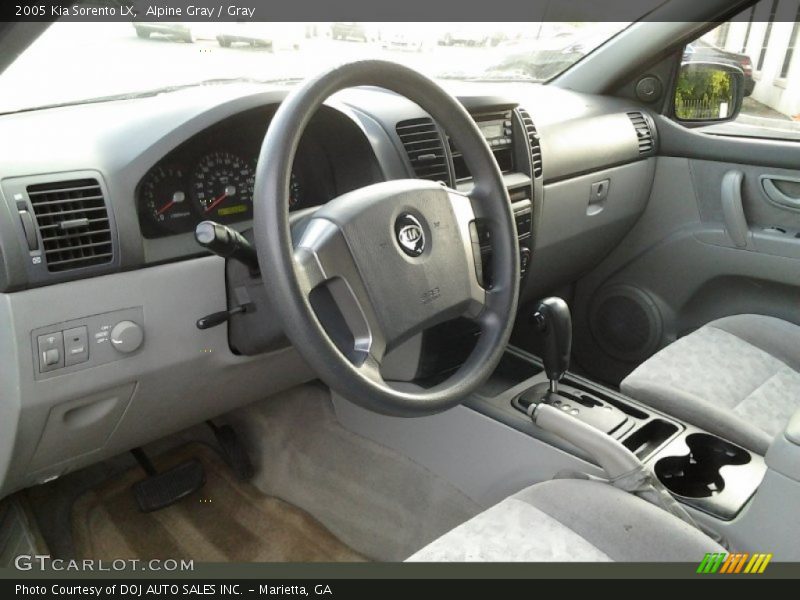 Alpine Gray / Gray 2005 Kia Sorento LX
