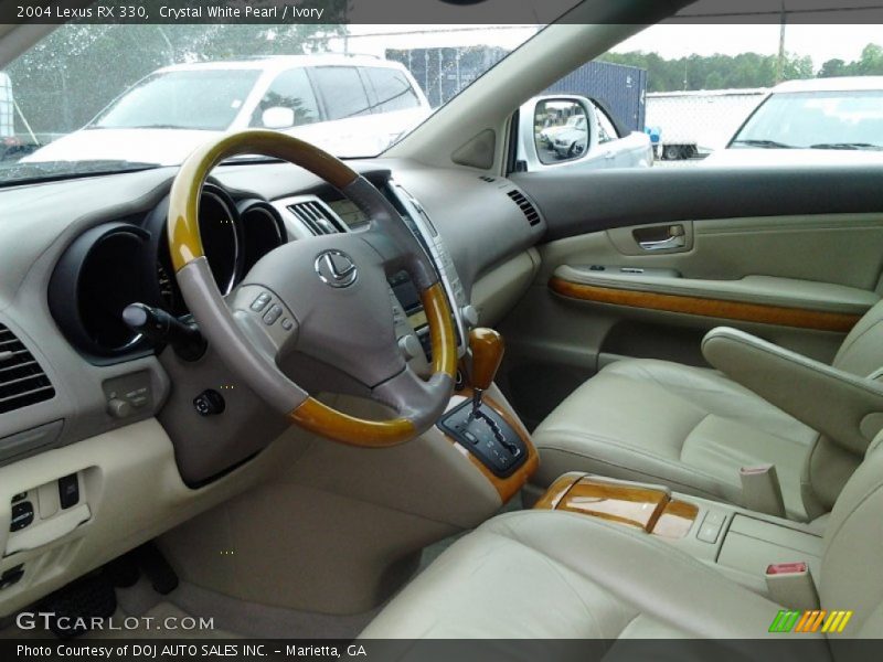 Crystal White Pearl / Ivory 2004 Lexus RX 330