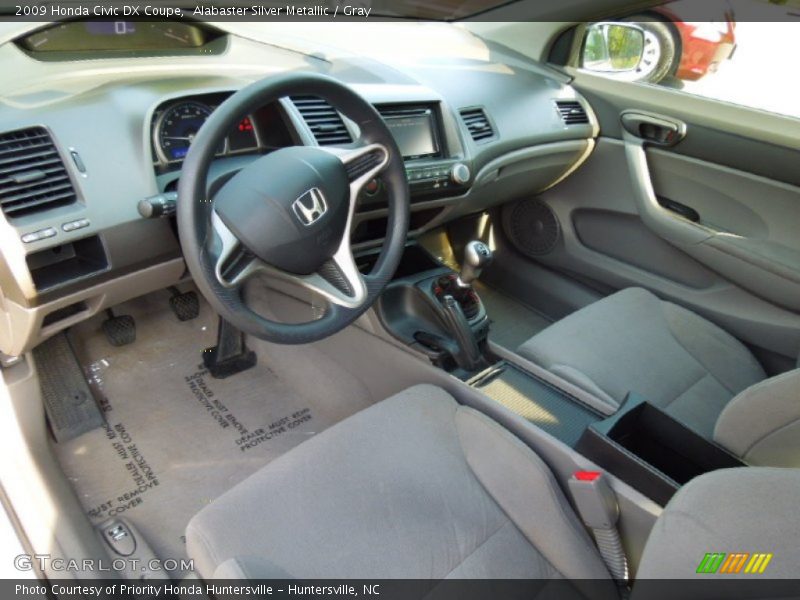 Gray Interior - 2009 Civic DX Coupe 