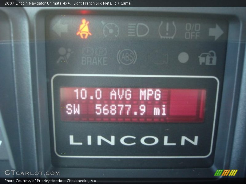 Light French Silk Metallic / Camel 2007 Lincoln Navigator Ultimate 4x4