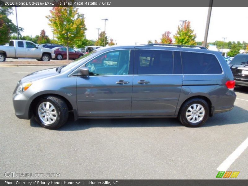 Polished Metal Metallic / Gray 2010 Honda Odyssey EX-L