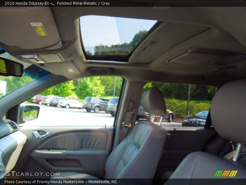 Polished Metal Metallic / Gray 2010 Honda Odyssey EX-L