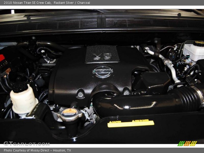 Radiant Silver / Charcoal 2010 Nissan Titan SE Crew Cab