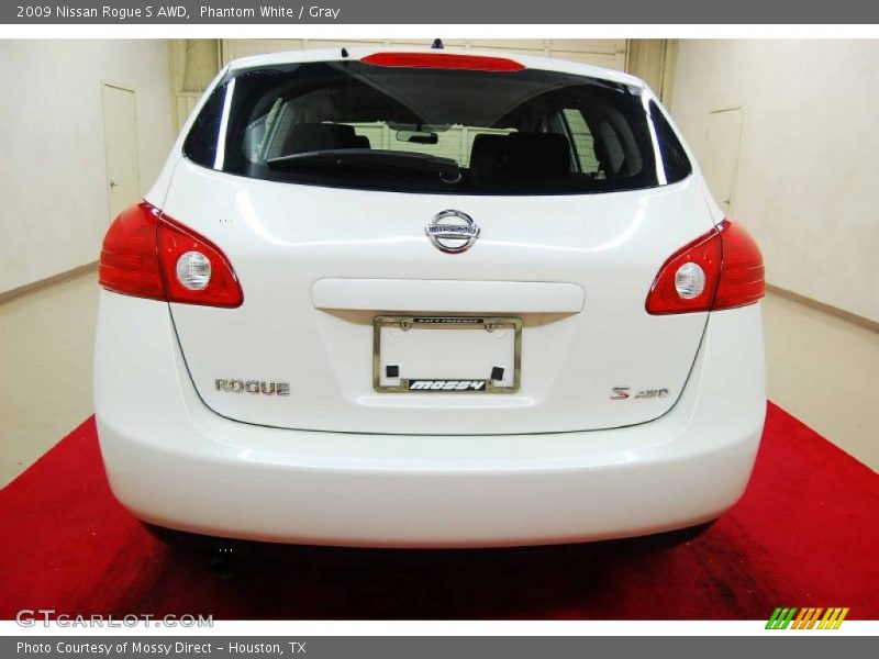 Phantom White / Gray 2009 Nissan Rogue S AWD