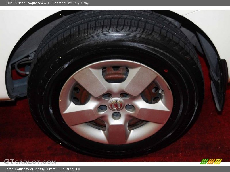 Phantom White / Gray 2009 Nissan Rogue S AWD