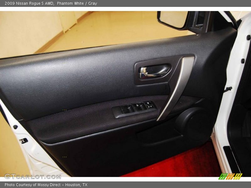 Phantom White / Gray 2009 Nissan Rogue S AWD