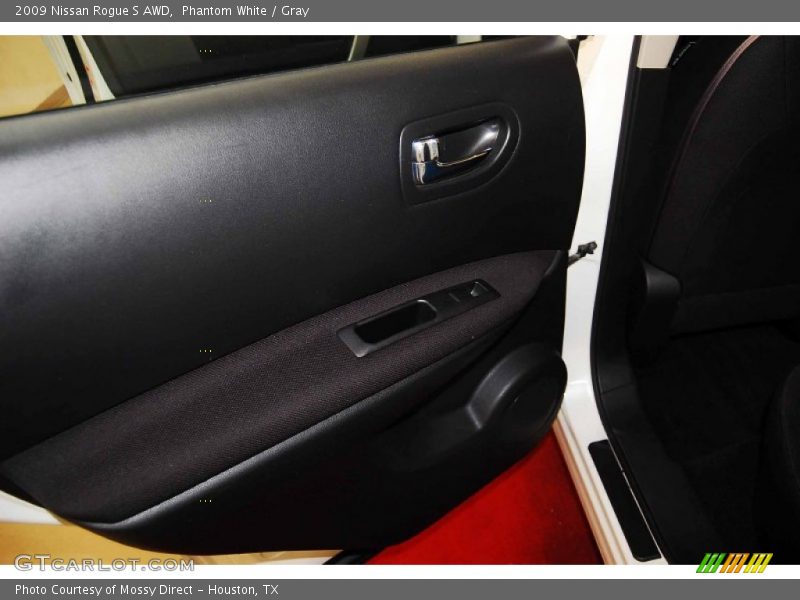 Phantom White / Gray 2009 Nissan Rogue S AWD