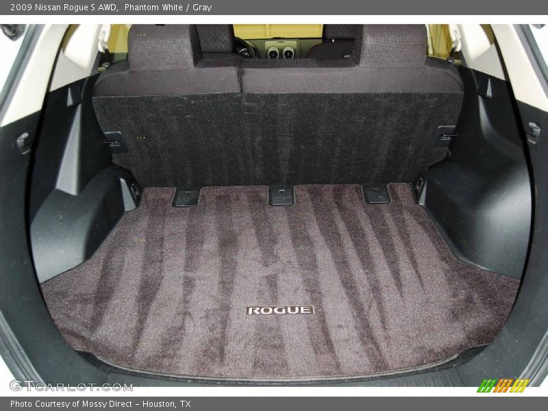Phantom White / Gray 2009 Nissan Rogue S AWD