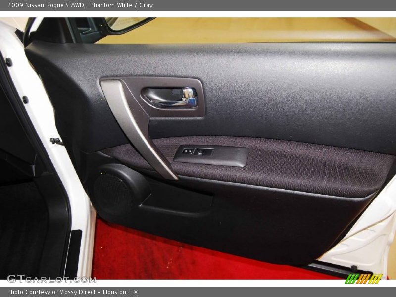 Phantom White / Gray 2009 Nissan Rogue S AWD