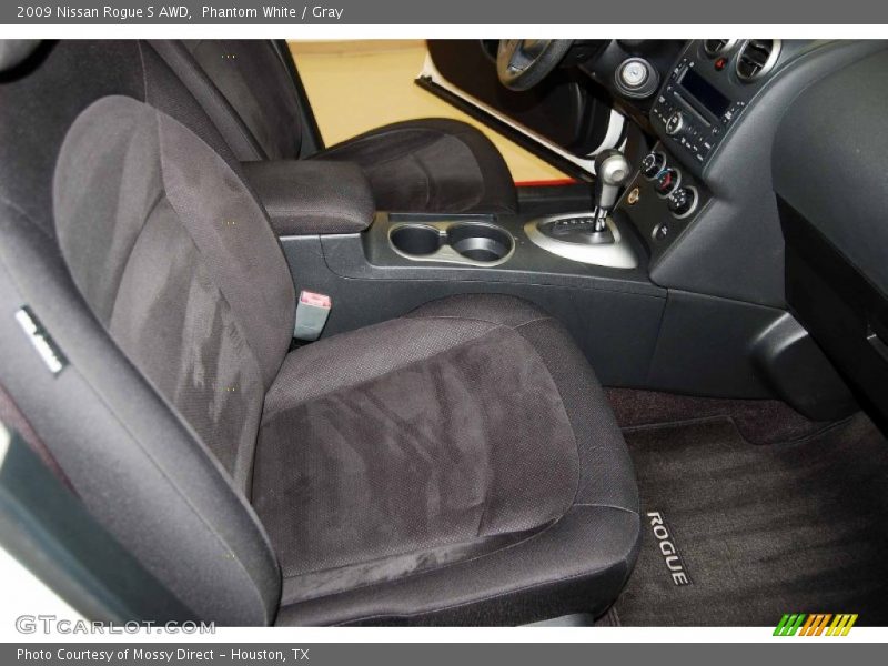 Phantom White / Gray 2009 Nissan Rogue S AWD
