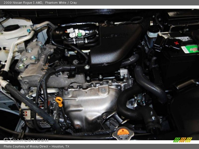 Phantom White / Gray 2009 Nissan Rogue S AWD