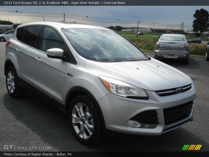 Ingot Silver Metallic / Charcoal Black 2013 Ford Escape SEL 2.0L EcoBoost 4WD