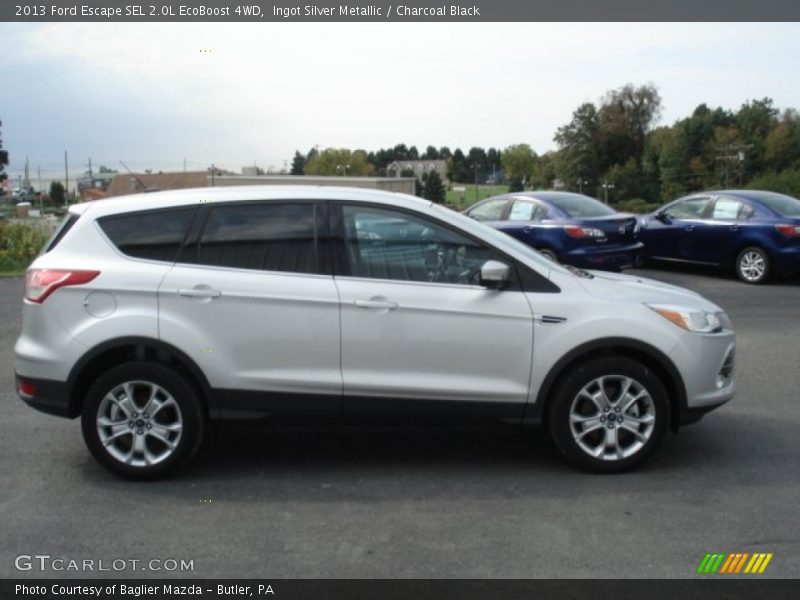 Ingot Silver Metallic / Charcoal Black 2013 Ford Escape SEL 2.0L EcoBoost 4WD