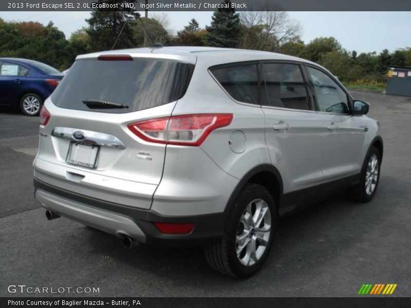 Ingot Silver Metallic / Charcoal Black 2013 Ford Escape SEL 2.0L EcoBoost 4WD