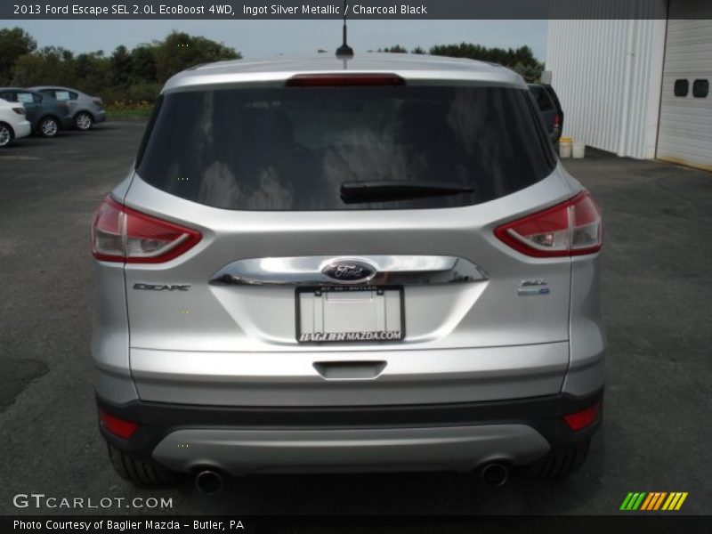 Ingot Silver Metallic / Charcoal Black 2013 Ford Escape SEL 2.0L EcoBoost 4WD