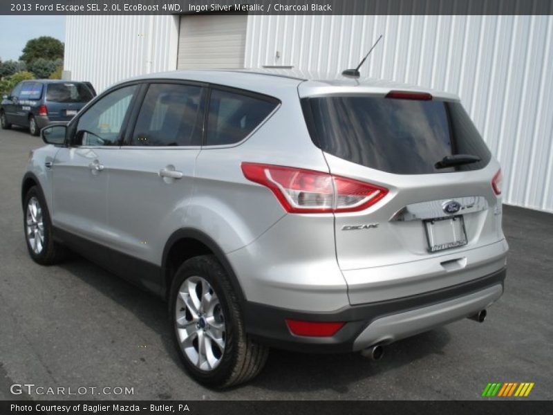 Ingot Silver Metallic / Charcoal Black 2013 Ford Escape SEL 2.0L EcoBoost 4WD