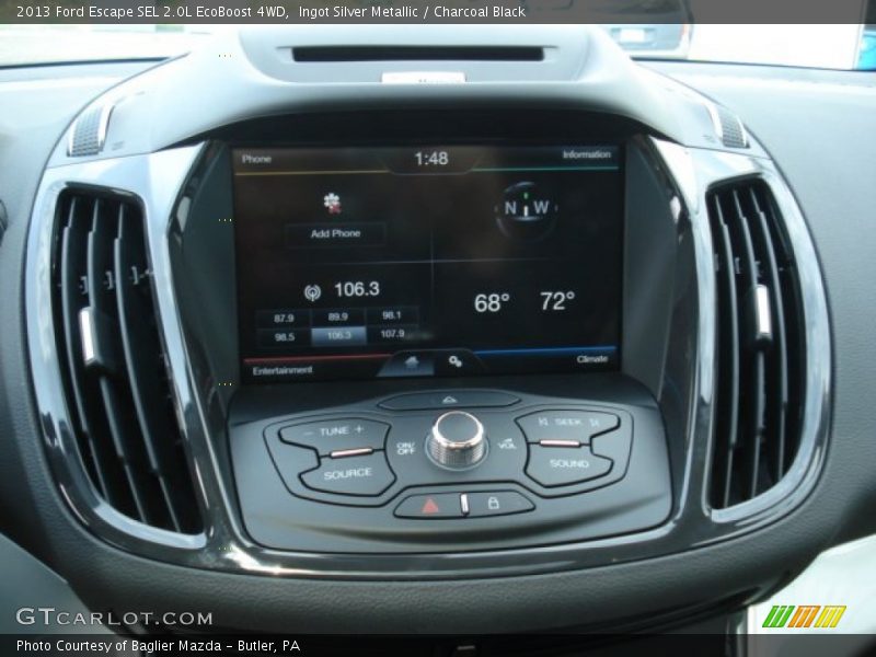 Controls of 2013 Escape SEL 2.0L EcoBoost 4WD
