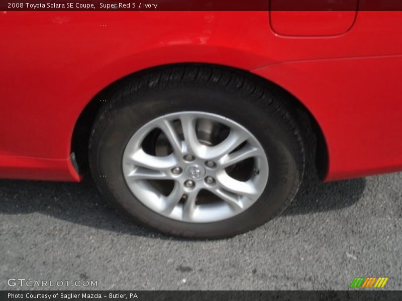 Super Red 5 / Ivory 2008 Toyota Solara SE Coupe