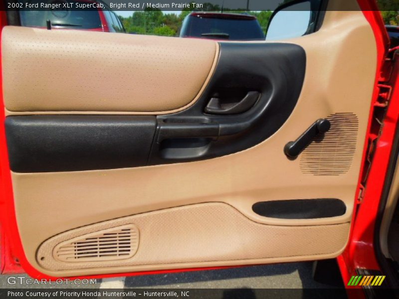 Bright Red / Medium Prairie Tan 2002 Ford Ranger XLT SuperCab