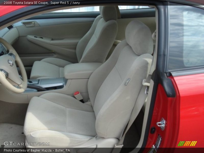 Super Red 5 / Ivory 2008 Toyota Solara SE Coupe
