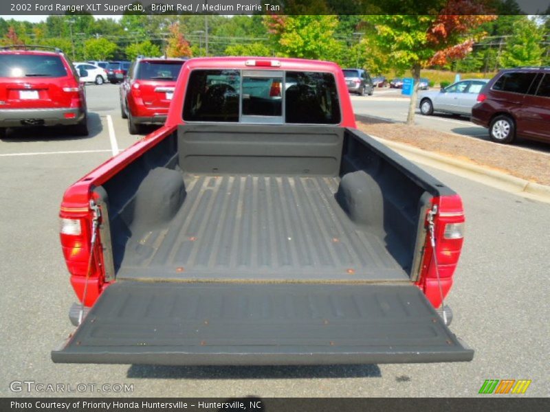 Bright Red / Medium Prairie Tan 2002 Ford Ranger XLT SuperCab