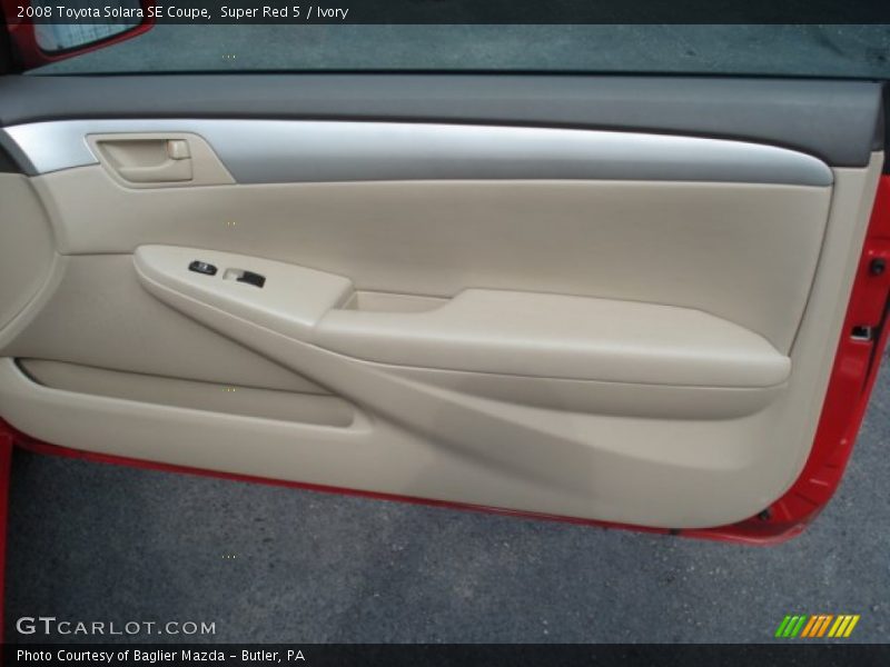 Super Red 5 / Ivory 2008 Toyota Solara SE Coupe