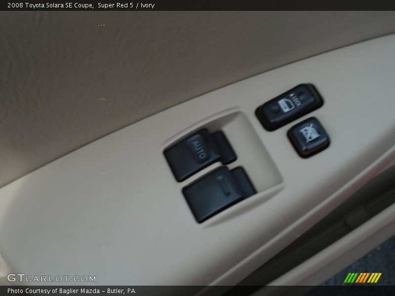 Super Red 5 / Ivory 2008 Toyota Solara SE Coupe