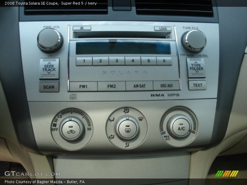 Super Red 5 / Ivory 2008 Toyota Solara SE Coupe