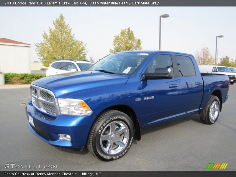 Front 3/4 View of 2010 Ram 1500 Laramie Crew Cab 4x4