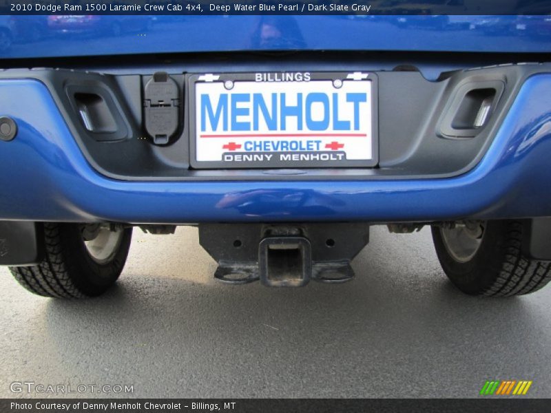 Deep Water Blue Pearl / Dark Slate Gray 2010 Dodge Ram 1500 Laramie Crew Cab 4x4